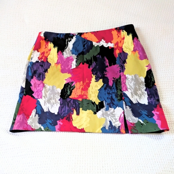 Colorful Abstract Women's A Line Skirt - Picture 1 of 6